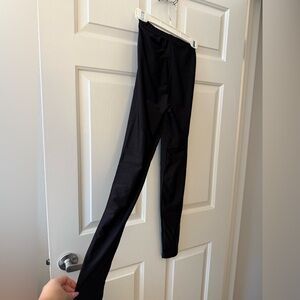 American Apparel Medium Black Shiny Leggings